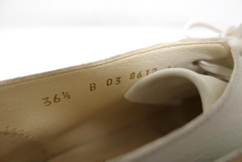 Robert Clergerie Patos Platform Espadrille Oxford White Leather Size 36.5 available at CelebrityOwned.com img_10