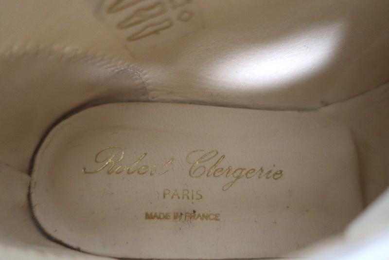 Robert Clergerie Patos Platform Espadrille Oxford White Leather Size 36.5 available at CelebrityOwned.com img_11