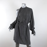 Robert Rodriguez Dress Black & White Star Print Size Medium Cold-Shoulder Mini available at CelebrityOwned.com img_1