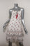 Roberta Roller Rabbit Dress White Floral Print Embroidered Cotton Sz Extra Small