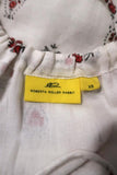 Roberta Roller Rabbit Dress White Floral Print Embroidered Cotton Sz Extra Small available at CelebrityOwned.com img_6