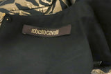 Roberto Cavalli Dress Black/Gold Metallic Animal Jacquard Sleeveless Size 46 available at CelebrityOwned.com img_6