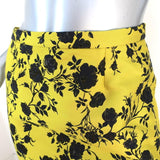 Rochas Pencil Skirt Oncidium Yellow Metallic Jacquard Size 40 NEW available at CelebrityOwned.com img_3