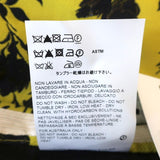 Rochas Pencil Skirt Oncidium Yellow Metallic Jacquard Size 40 NEW available at CelebrityOwned.com img_7