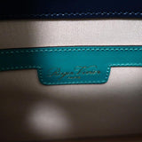 Roger Vivier So Vivier Mini Bag Green & Navy Leather Crossbody Tote NEW available at CelebrityOwned.com img_10