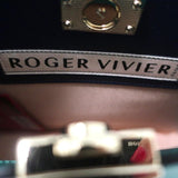 Roger Vivier So Vivier Mini Bag Green & Navy Leather Crossbody Tote NEW available at CelebrityOwned.com img_11