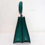 Roger Vivier So Vivier Mini Bag Green & Navy Leather Crossbody Tote NEW available at CelebrityOwned.com img_6