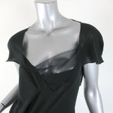 Roland Mouret Cutout Dress Black Cotton Size US 8 Asymmetrical Midi available at CelebrityOwned.com img_2
