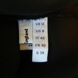 Roland Mouret Cutout Dress Black Cotton Size US 8 Asymmetrical Midi available at CelebrityOwned.com img_9