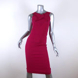 Roland Mouret Dress Daroda Fuchsia Stretch Crepe Size US 6 Sleeveless Sheath available at CelebrityOwned.com img_1