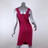 Roland Mouret Dress Daroda Fuchsia Stretch Crepe Size US 6 Sleeveless Sheath available at CelebrityOwned.com img_6