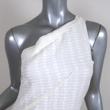 Roland Mouret One Shoulder Dress Aralia White Stretch Jacquard Size US 6 available at CelebrityOwned.com img_2