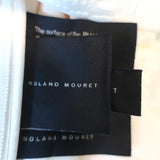 Roland Mouret One Shoulder Dress Aralia White Stretch Jacquard Size US 6 available at CelebrityOwned.com img_8