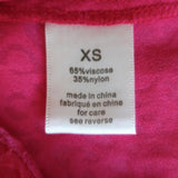 Ronny Kobo Blouse Chiara Pink Leopard Velvet Burnout Top Size Extra Small available at CelebrityOwned.com img_7