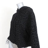 RtA Hoodie Sweatshirt Marvin Black Leopard Burnout Size Small available at CelebrityOwned.com img_3