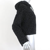 RtA Hoodie Sweatshirt Marvin Black Leopard Burnout Size Small available at CelebrityOwned.com img_4