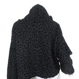 RtA Hoodie Sweatshirt Marvin Black Leopard Burnout Size Small available at CelebrityOwned.com img_6