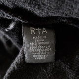 RtA Hoodie Sweatshirt Marvin Black Leopard Burnout Size Small available at CelebrityOwned.com img_8