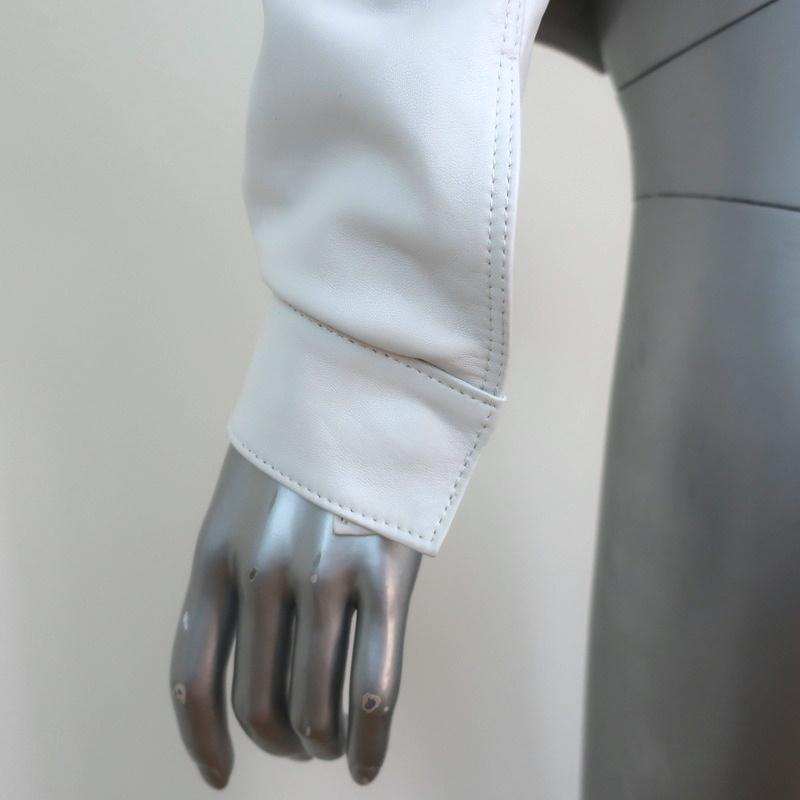 RtA Jack Leather Jacket White Size Extra Small available at CelebrityOwned.com img_6