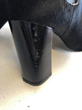 Saint Laurent Babies Chelsea Boot Black Calf Hair Size 36 High Heel Ankle Boot available at CelebrityOwned.com img_3