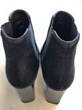 Saint Laurent Babies Chelsea Boot Black Calf Hair Size 36 High Heel Ankle Boot available at CelebrityOwned.com img_4