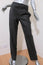Saint Laurent Belted Pants Charcoal Wool Size 36 Straight Leg Trousers