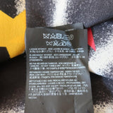 Saint Laurent Blouse Black Star Spray Paint Print Silk Size 36 Long Sleeve Shirt available at CelebrityOwned.com img_10