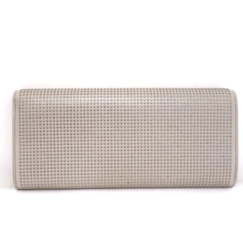 Saint Laurent Lutetia Clutch Off-White Studded Leather Flap Bag available at CelebrityOwned.com img_5
