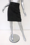 Saint Laurent Pencil Skirt Black Cotton-Blend Size 40 available at CelebrityOwned.com img_1