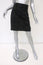 Saint Laurent Pencil Skirt Black Cotton-Blend Size 40