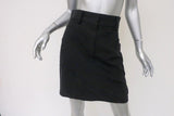 Saint Laurent Pencil Skirt Black Cotton-Blend Size 40 available at CelebrityOwned.com img_2