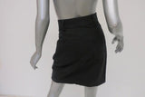 Saint Laurent Pencil Skirt Black Cotton-Blend Size 40 available at CelebrityOwned.com img_5