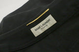 Saint Laurent Pencil Skirt Black Cotton-Blend Size 40 available at CelebrityOwned.com img_6