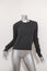 Saint Laurent Sweater Charcoal Size 38 Side-Button Pullover