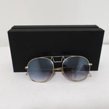 Saint Owen Crowley Sunglasses Gold/Blue Grey available at CelebrityOwned.com img_4