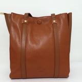 Sancia Marisa Tote Cognac Leather Extra Large Shoulder Bag available at CelebrityOwned.com img_5