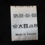 Sandro Blouse Black Pearl & Crystal-Embellished Silk Size 1 Short Sleeve Top available at CelebrityOwned.com img_10