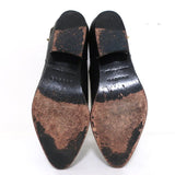 Sandro Double Buckle Ankle Boots Black Leather Size 37 Pointed Toe Booties available at CelebrityOwned.com img_11