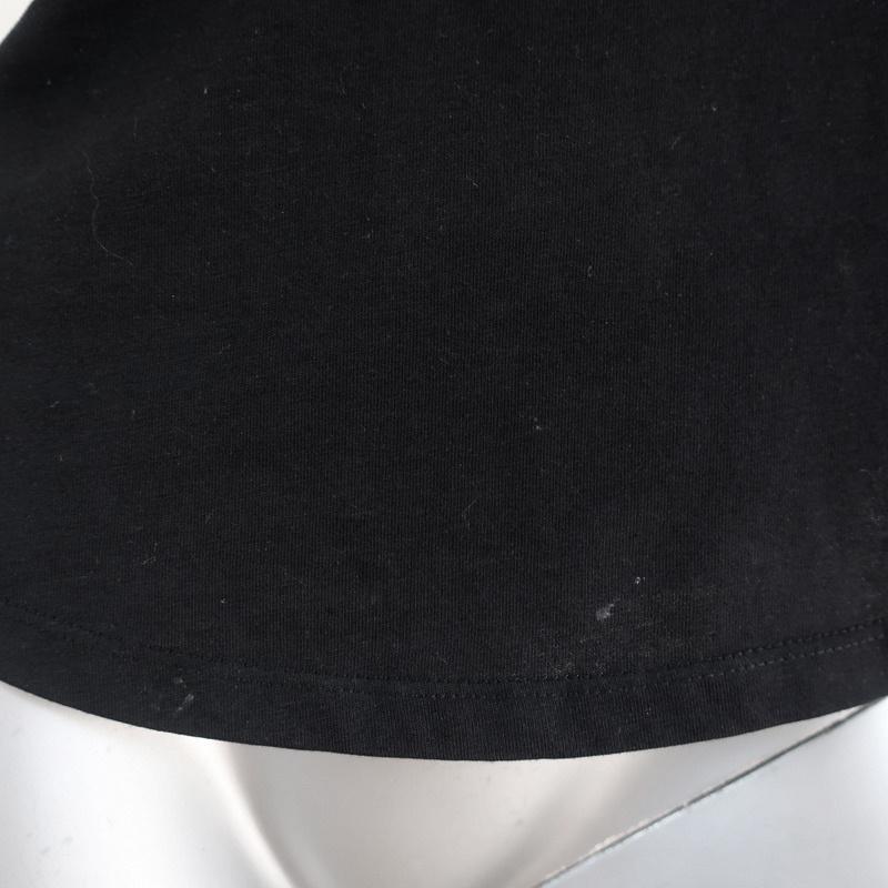 See by Chloe Bell Sleeve Tee Black Cotton &amp; Polka Dot Chiffon Size Extra Small available at CelebrityOwned.com img_2