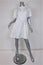 See by Chloe Drawstring T-Shirt Dress White Embroidered Cotton Size Small NEW