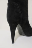 Sergio Rossi Chain-Embellished Knee High Boots Black Suede Size 36 Platform Heel available at CelebrityOwned.com img_10