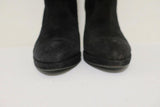 Sergio Rossi Chain-Embellished Knee High Boots Black Suede Size 36 Platform Heel available at CelebrityOwned.com img_5