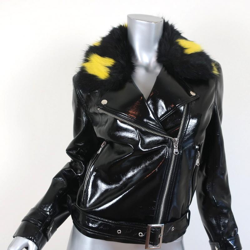Shrimps Alby Black Faux Patent Leather Size 10 available at CelebrityOwned.com img_1