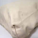Sissi Rossi Safety Pin Shoulder Bag Cream Leather Large Tote available at CelebrityOwned.com img_10