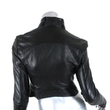 Skaist Taylor Leather Jacket Black Size 2 Buckled Sleeves available at CelebrityOwned.com img_6