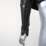 Skaist Taylor Leather Jacket Black Size 2 Buckled Sleeves available at CelebrityOwned.com img_7