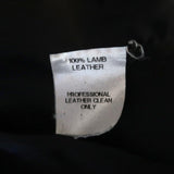 Skaist Taylor Leather Jacket Black Size 2 Buckled Sleeves available at CelebrityOwned.com img_9