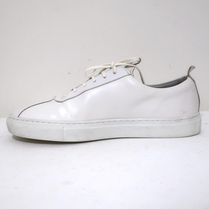 Sneakers by Grenson Low Top Sneakers White Leather Size 8 available at CelebrityOwned.com img_8