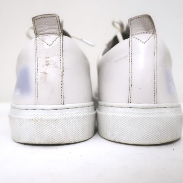 Sneakers by Grenson Low Top Sneakers White Leather Size 8 available at CelebrityOwned.com img_9