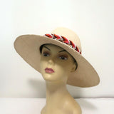 Sonder & Holliday Straw Wide Brim Hat One Size NEW available at CelebrityOwned.com img_1
